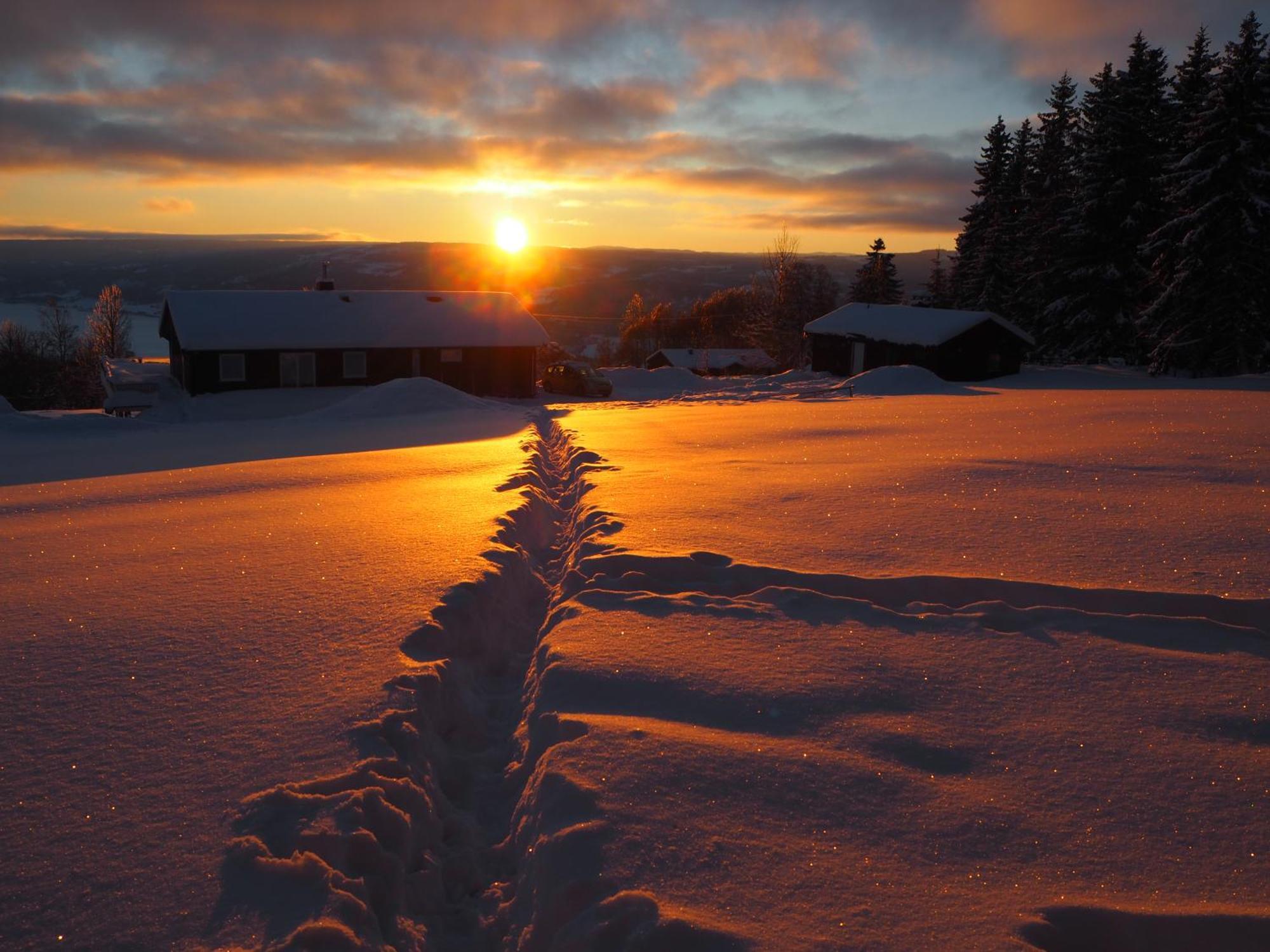Cabin With Great View Close To Town And Ski Area Lillehammer Eksteriør billede